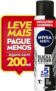 NIVEA MEN Desodorante Antitranspirante Aerossol Invisible Black & White 200ml