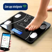 795 Balança Corporal Bioimpedância Profissional Bluetooth até 180kg